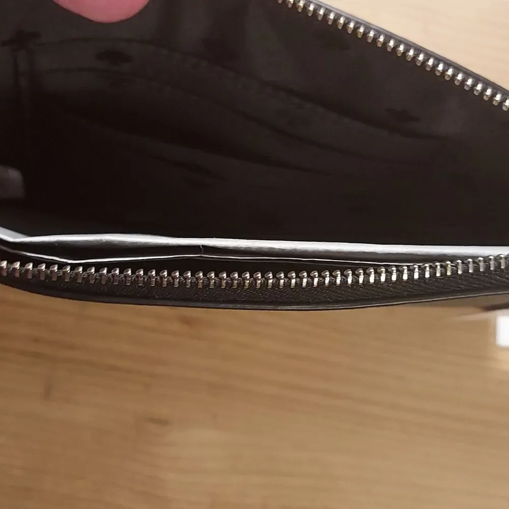 Kate Spade Black Wallet Medium Zip Wristlet Phone Wallet Cameron